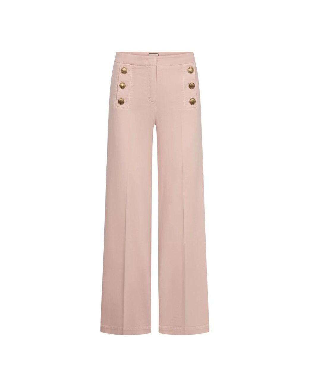 Seductive Pink Wide Trousers