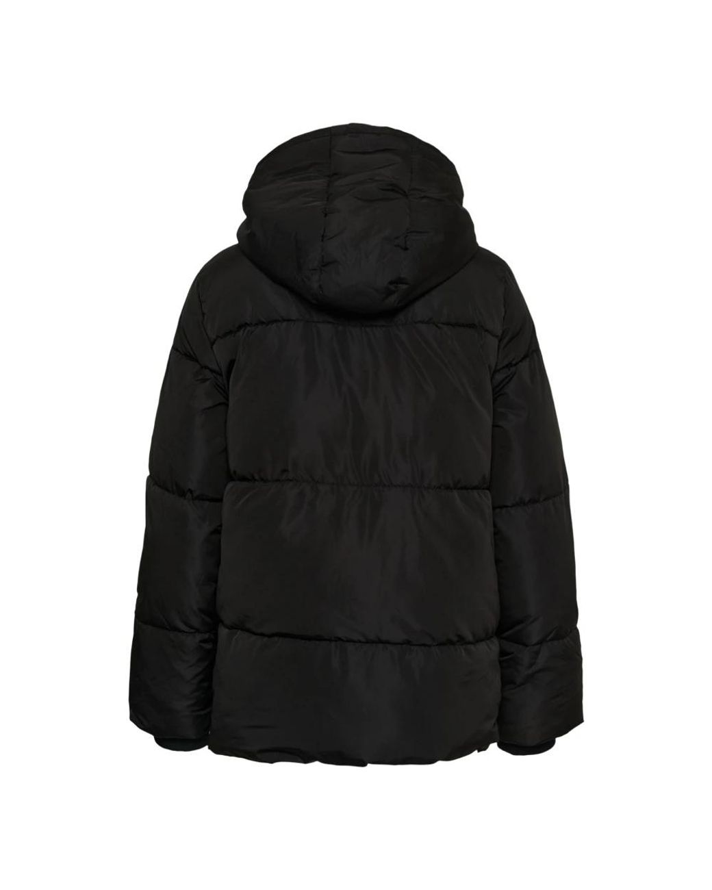 Winter Jackets Kaffe de color Black