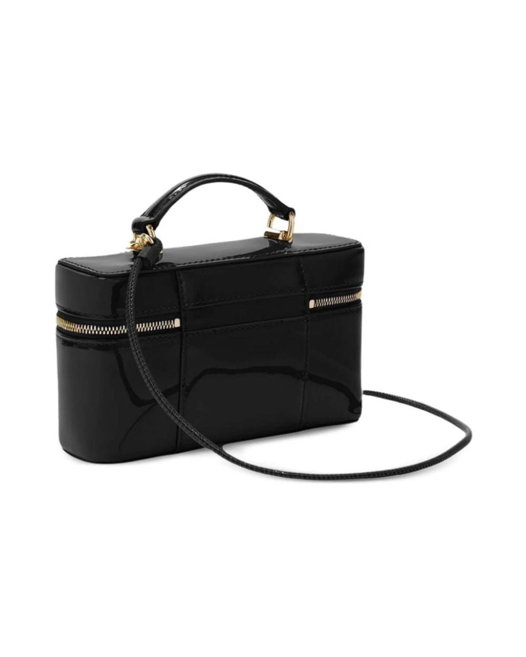 Furla Black Camelia Micro