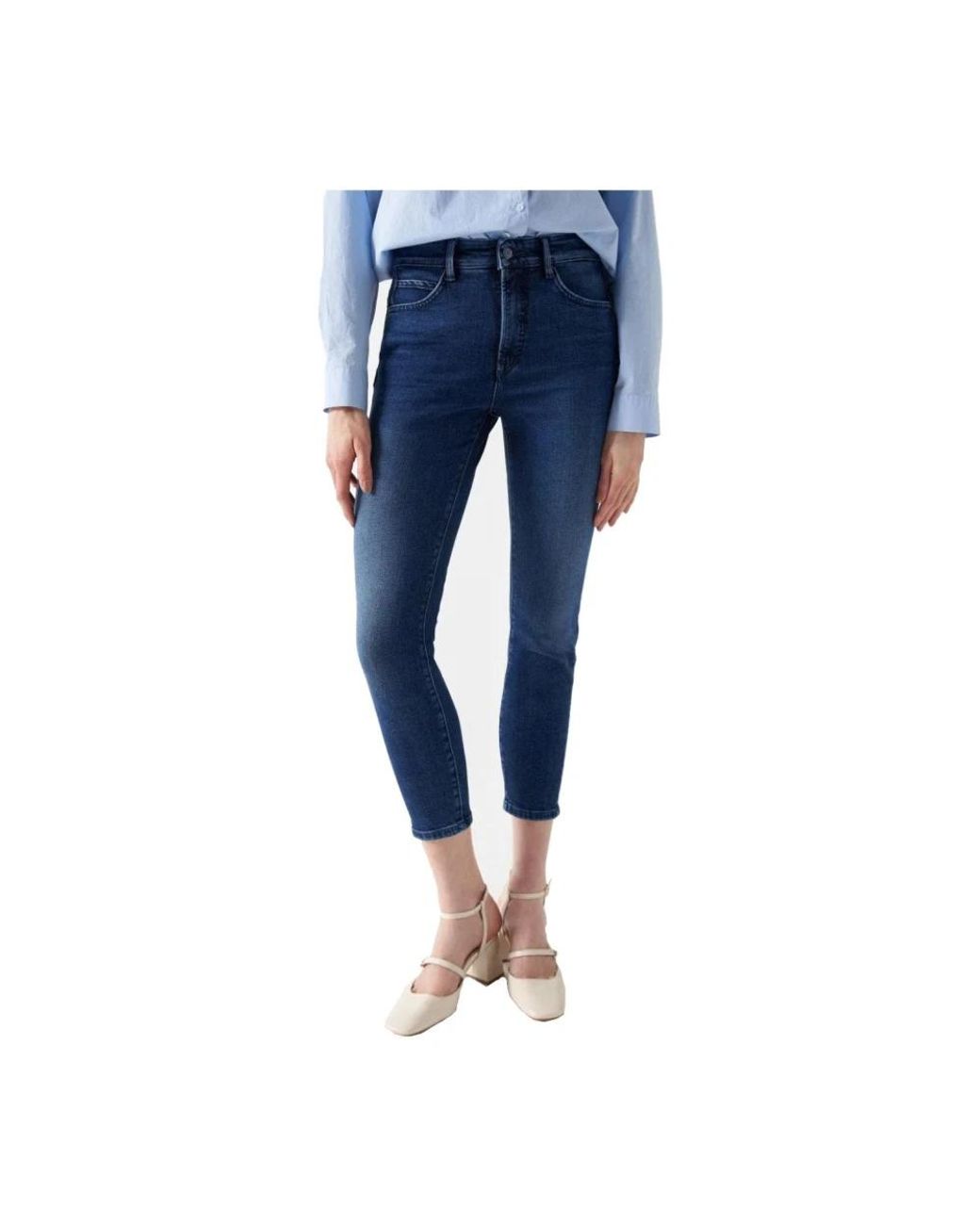 Salsa Jeans Blue Cropped Jeans