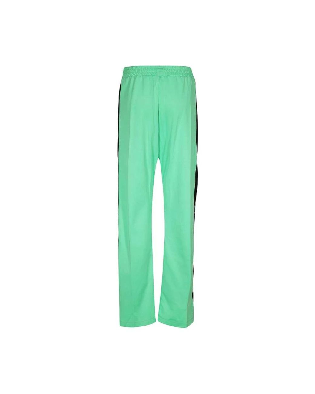 MSGM Green Gestreifte Trainingshose Mit Elastischem Bund