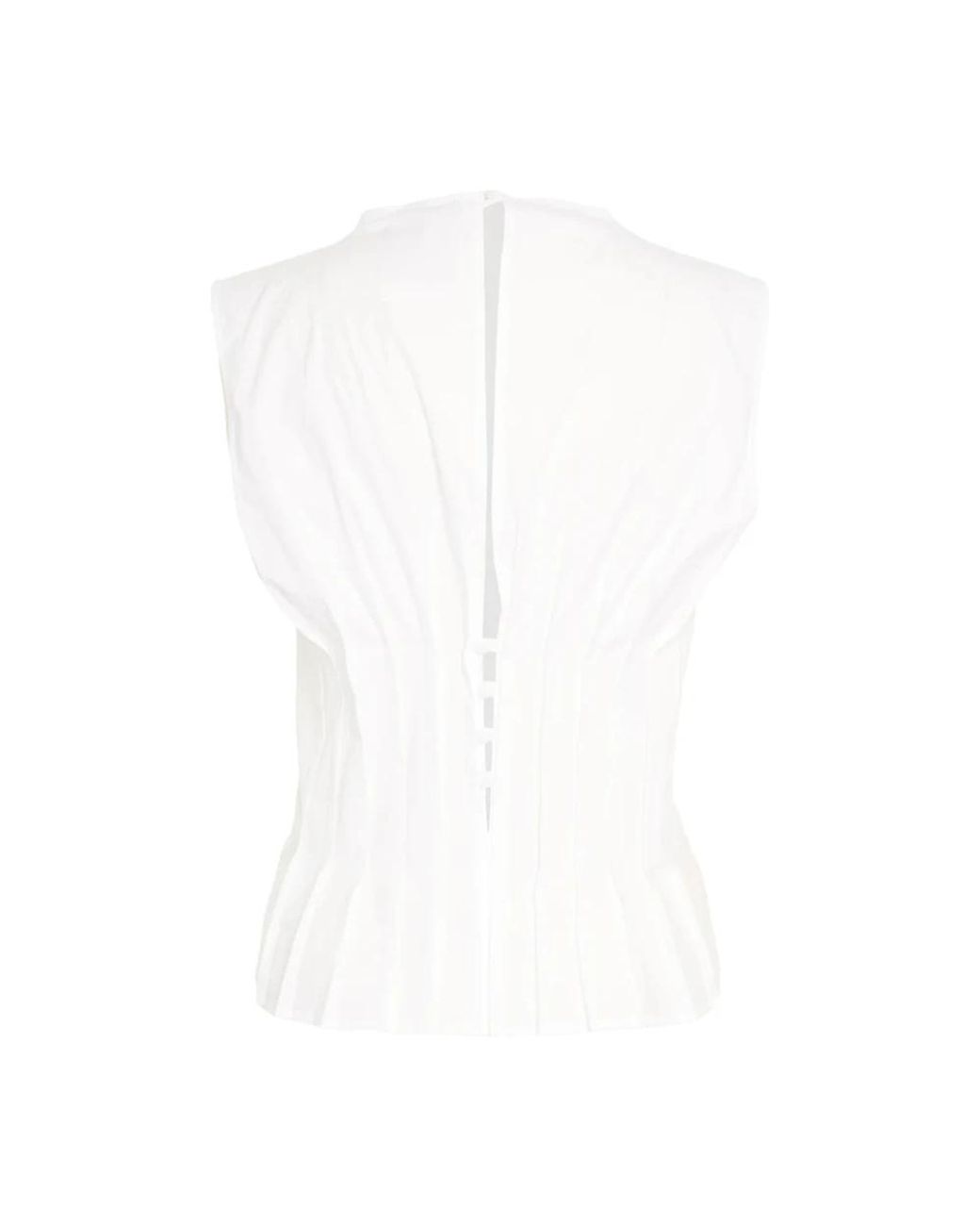 Semicouture White Blouses