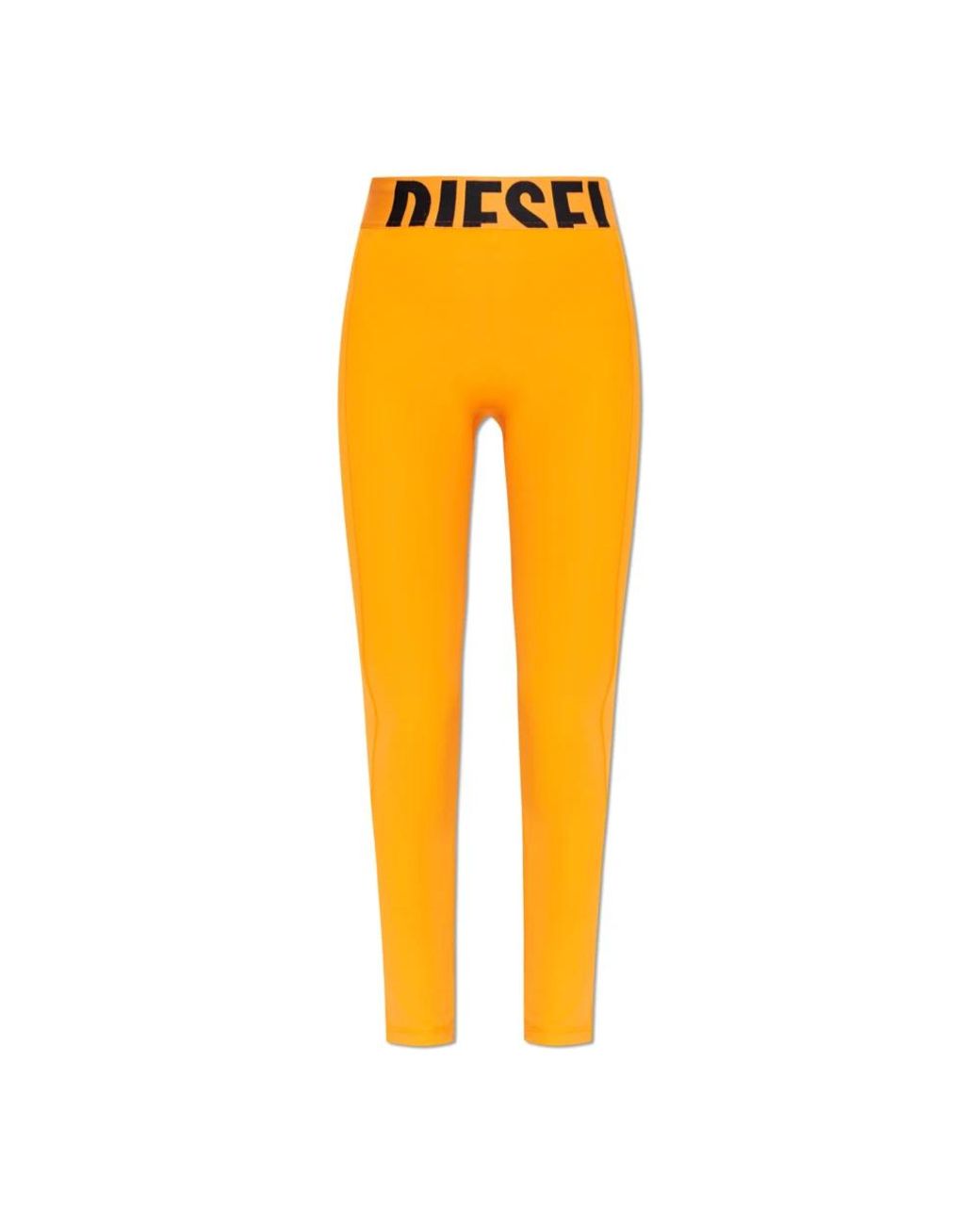 DIESEL Broeken ,Oranje ,Polyester Adeline-D-Pop Leggings in het Yellow
