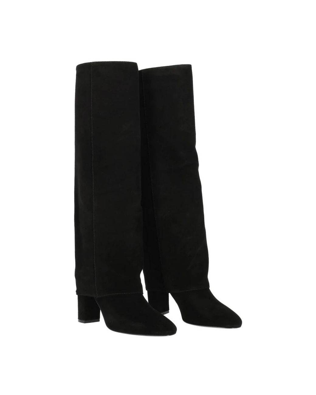 Via Roma 15 Black Heeled Boots