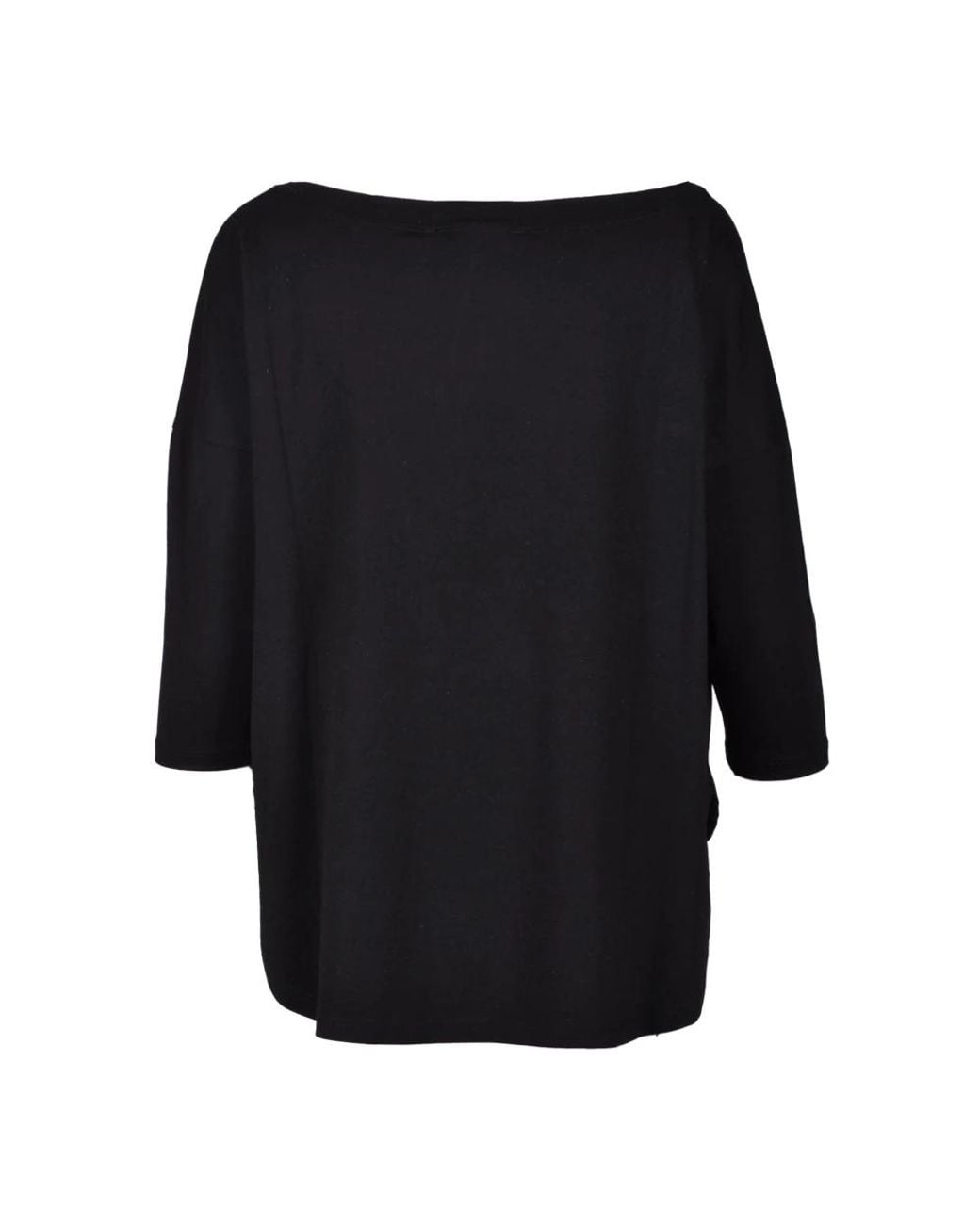 Wild Cashmere Black Long Sleeve T-Shirts