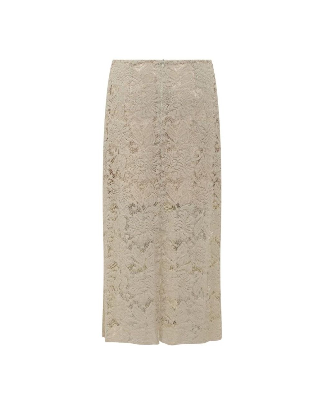 LE SULLY STUDIO Natural Midi Skirts