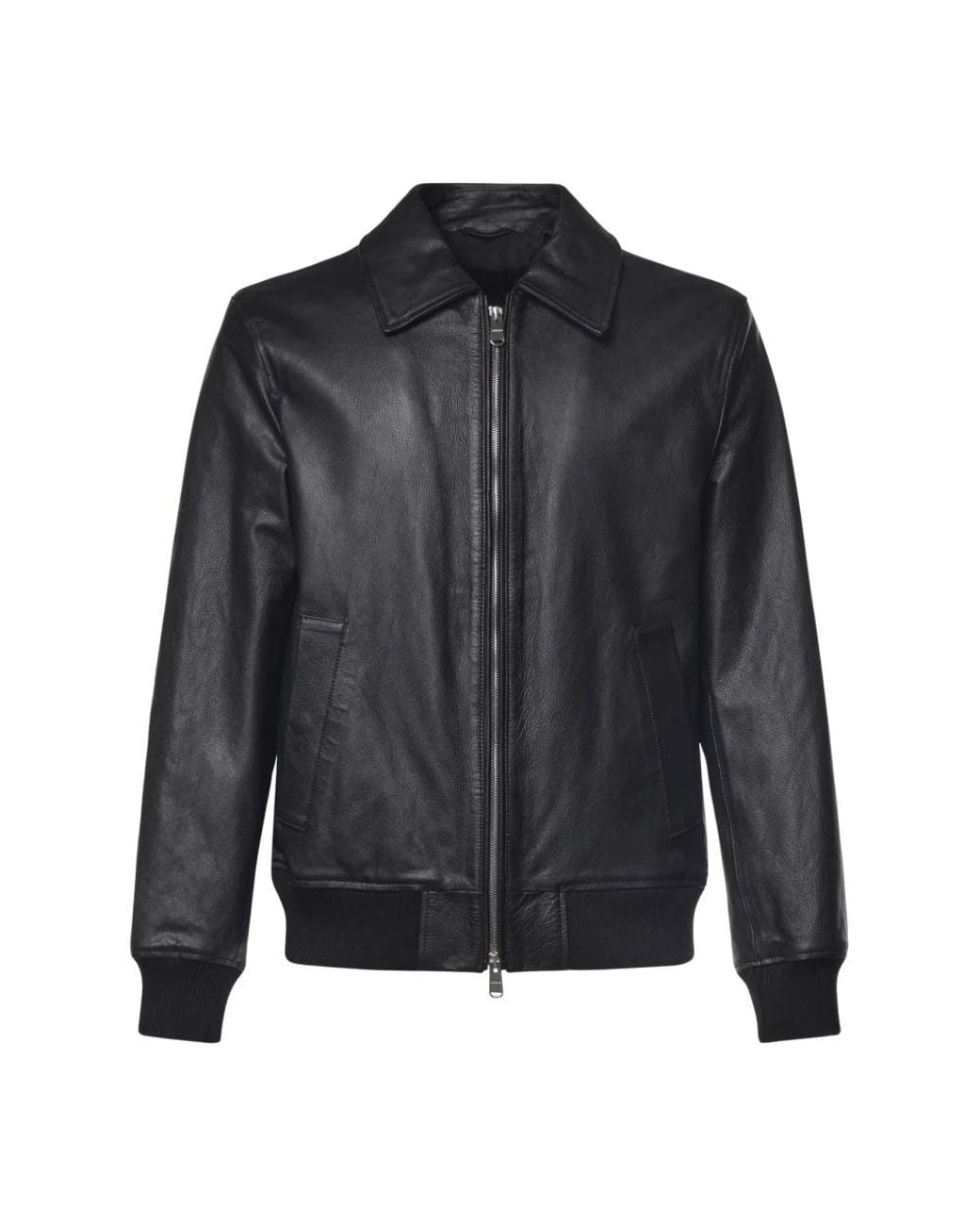 Dondup Gray Bomber Jackets for men