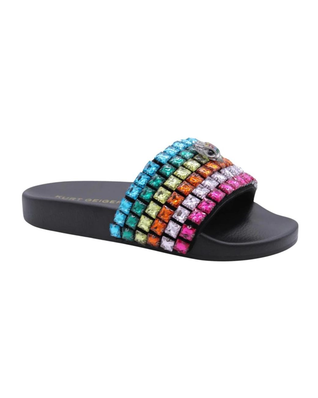 Kurt Geiger Blue Sliders