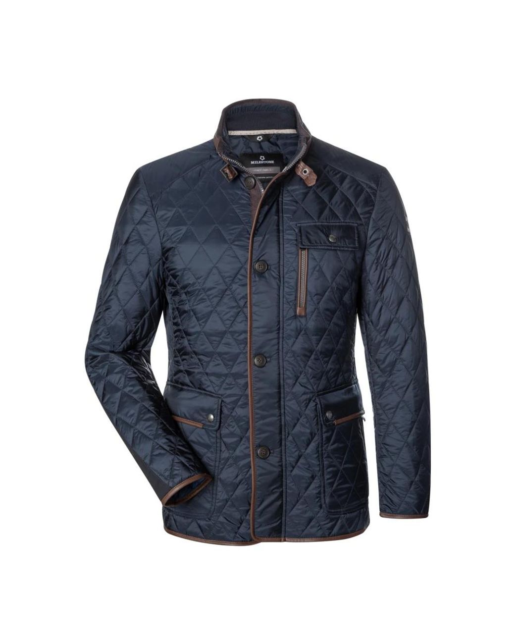 Milestone Stijlvolle Blouson Jas in het Blue voor heren