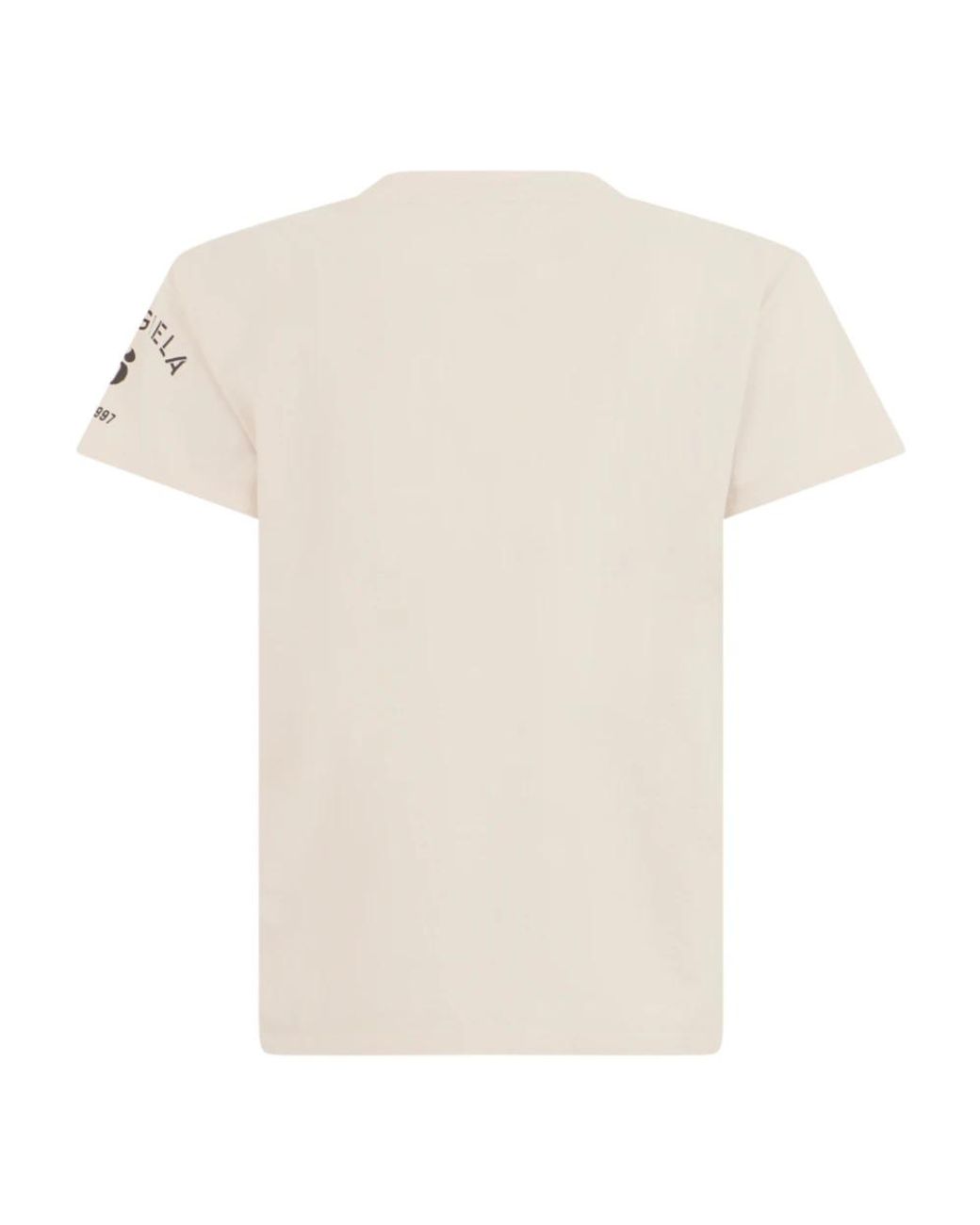 MM6 by Maison Margiela White T-Shirts