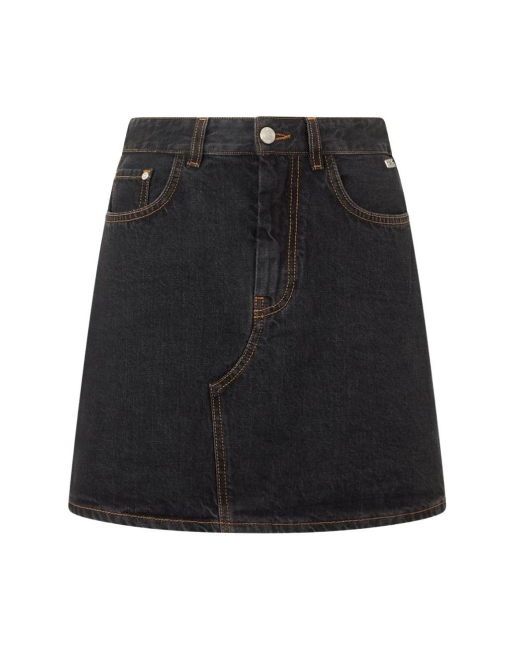 Gcds Black Denim Skirts