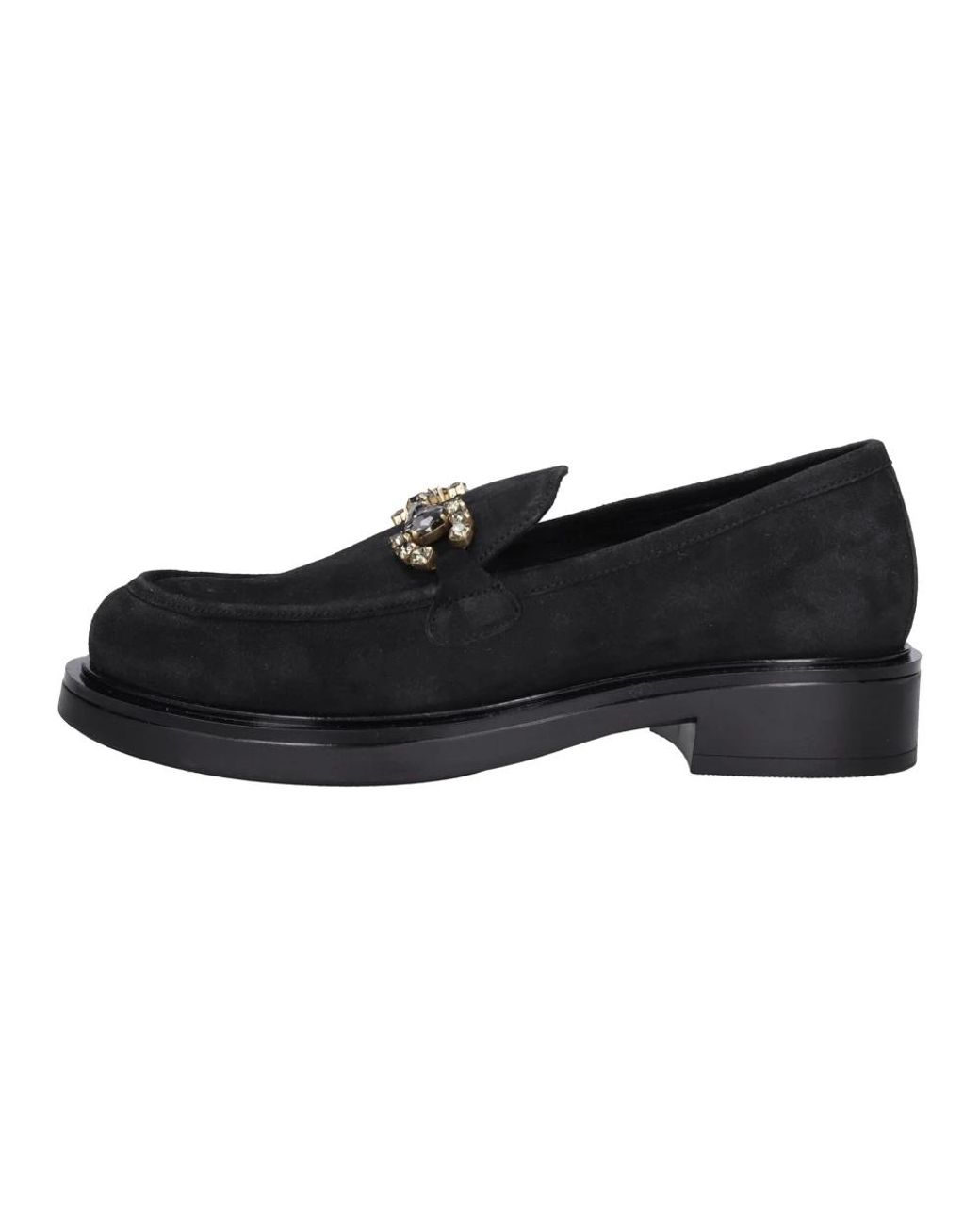 Emanuélle Vee Black Loafers