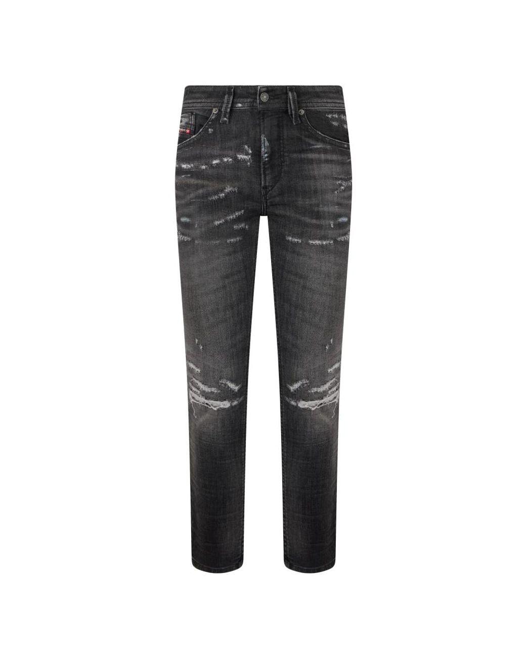 DIESEL Gray Slim-Fit Jeans for men