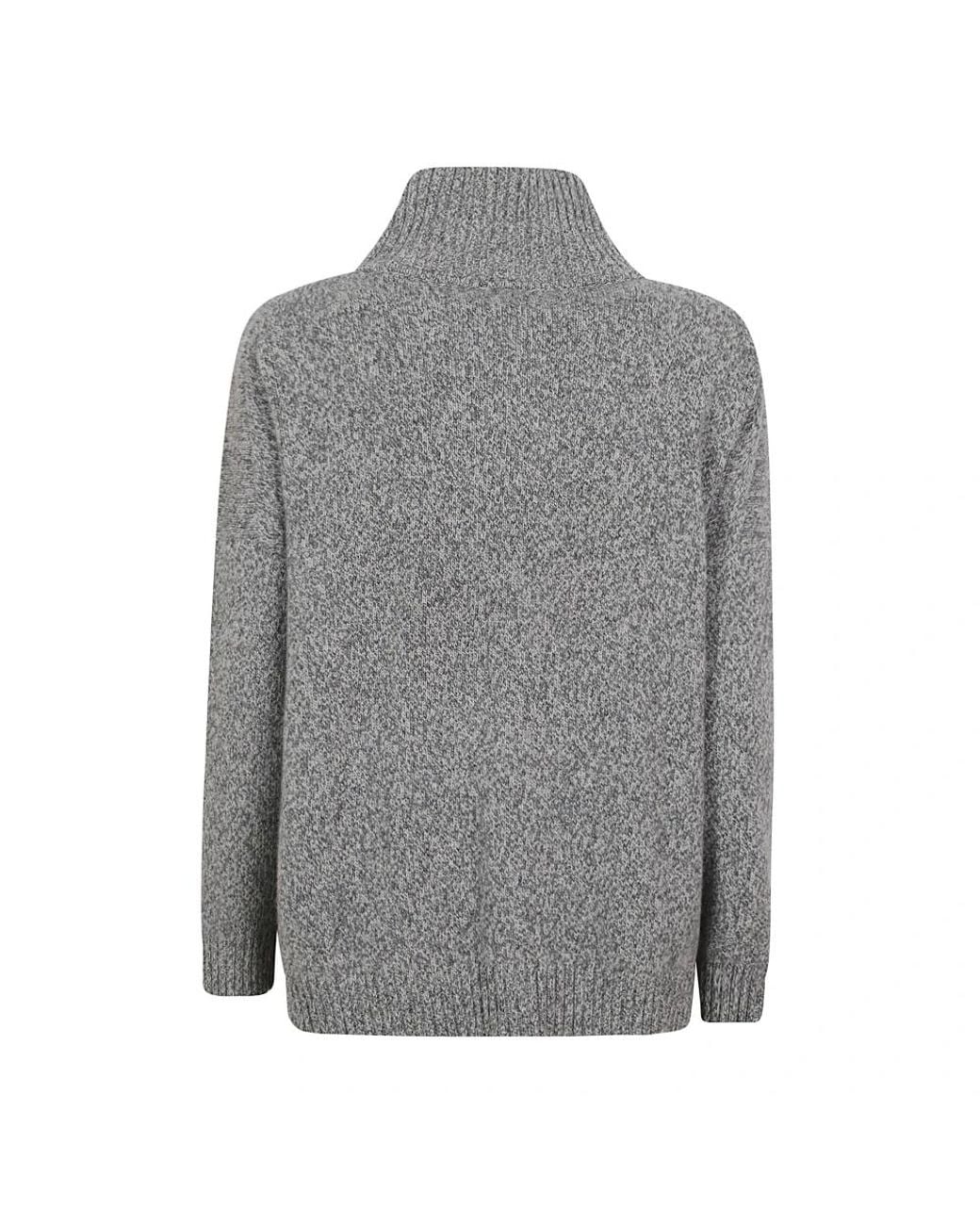 Weekend by Maxmara Gray Turtlenecks