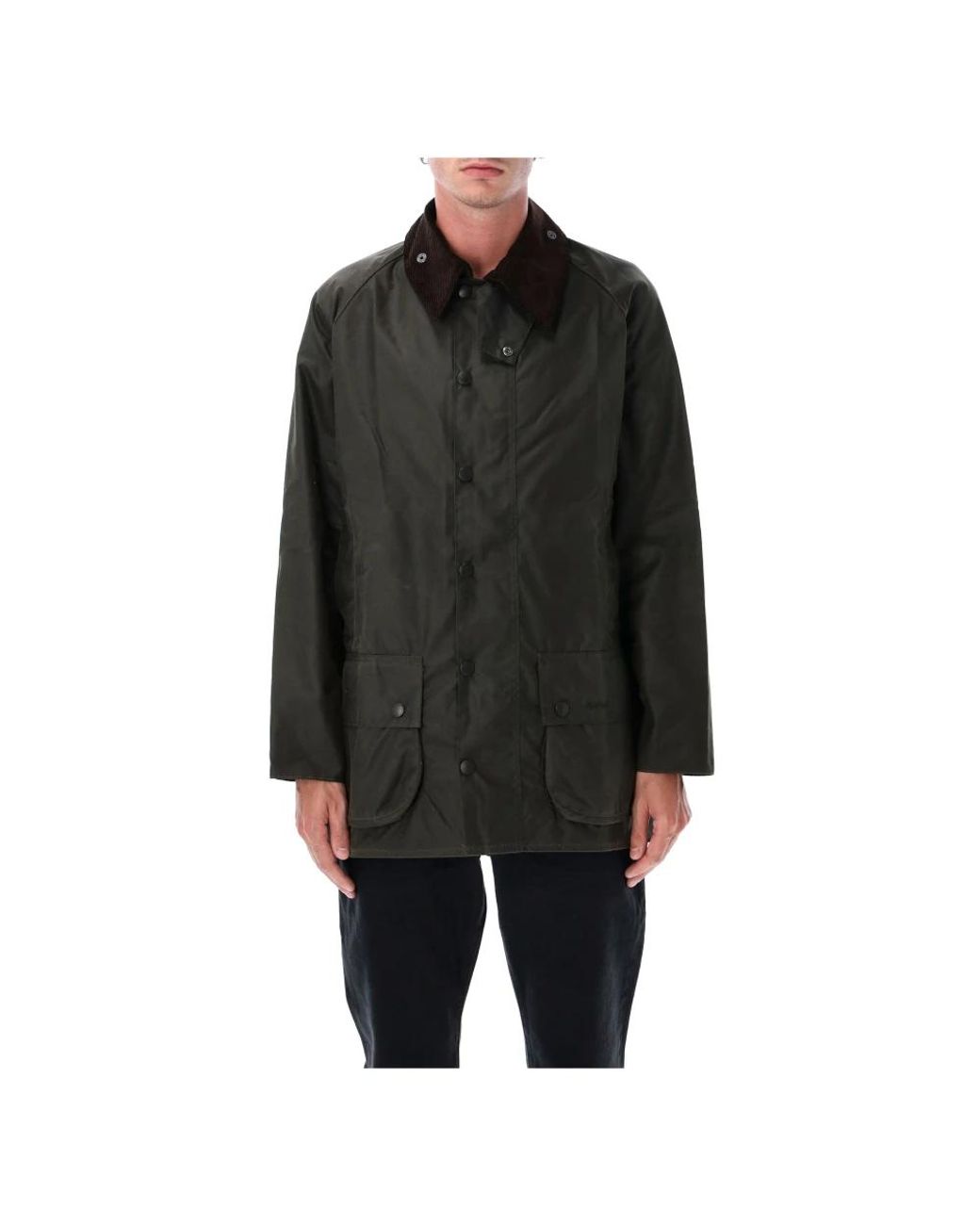 Barbour Jassen ,Groen ,Katoen Olijf Archief Buitenkleding Jas Aw 25 in het Black voor heren