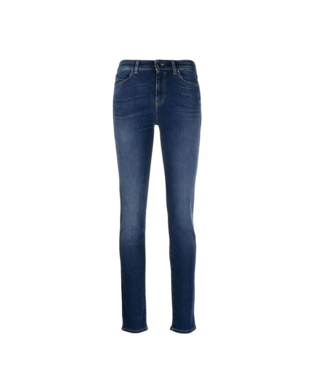 Emporio Armani Blue Skinny Fit Jeans