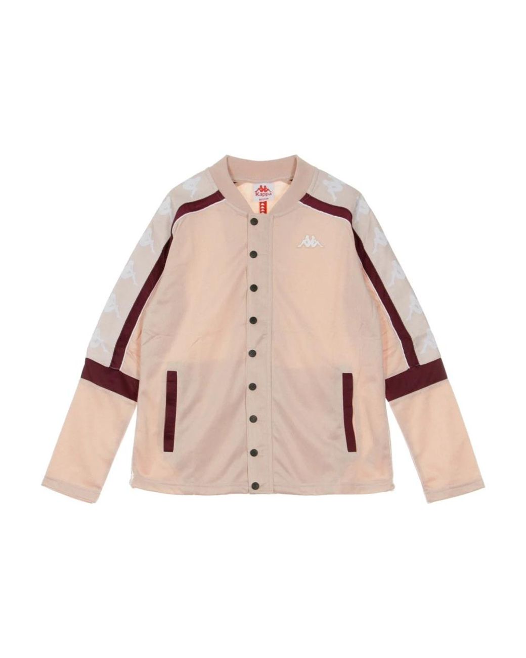 Kappa Jassen ,Veelkleurig ,Polyester Track Jacket in het Pink