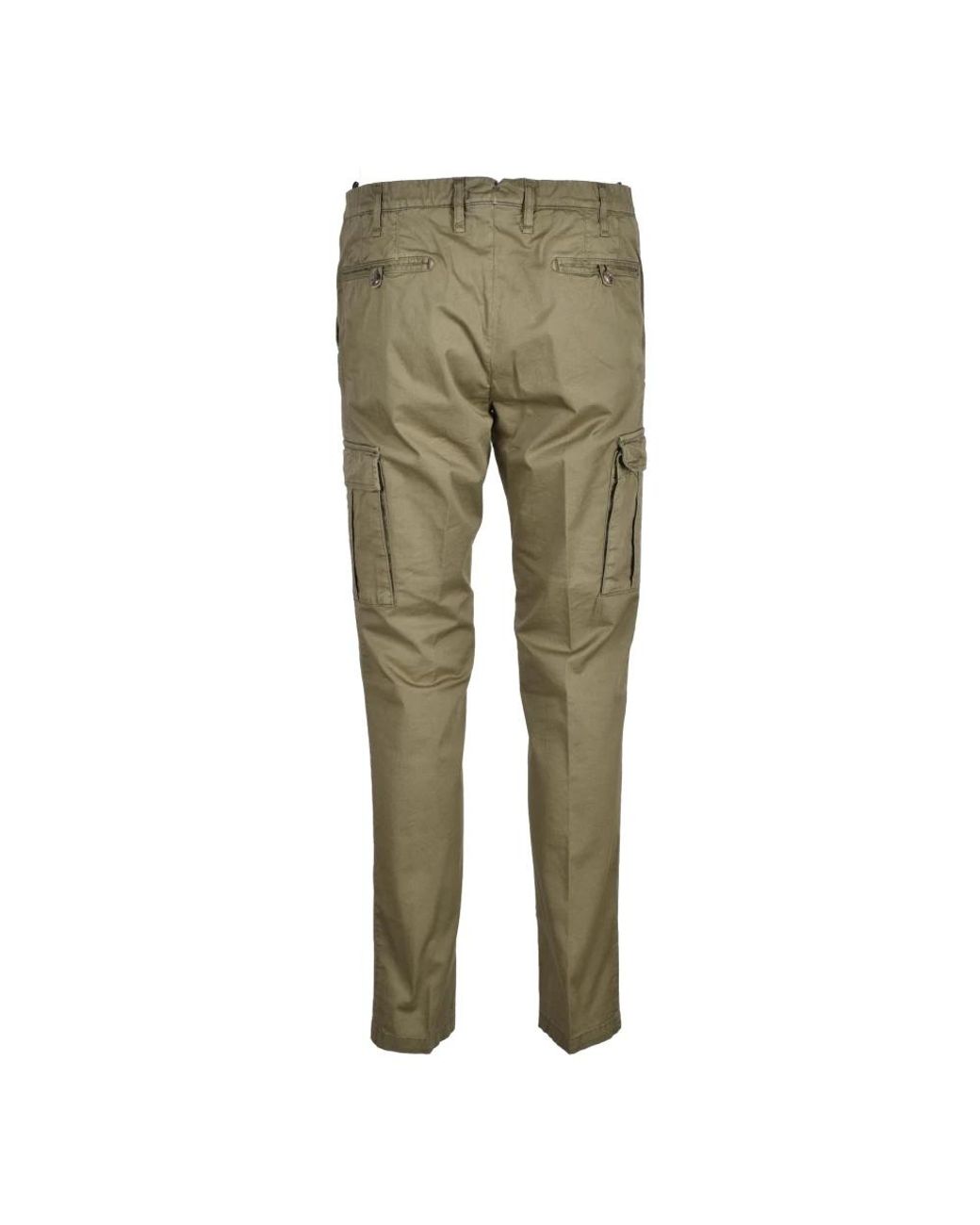 Myths Green Slim-Fit Trousers for men