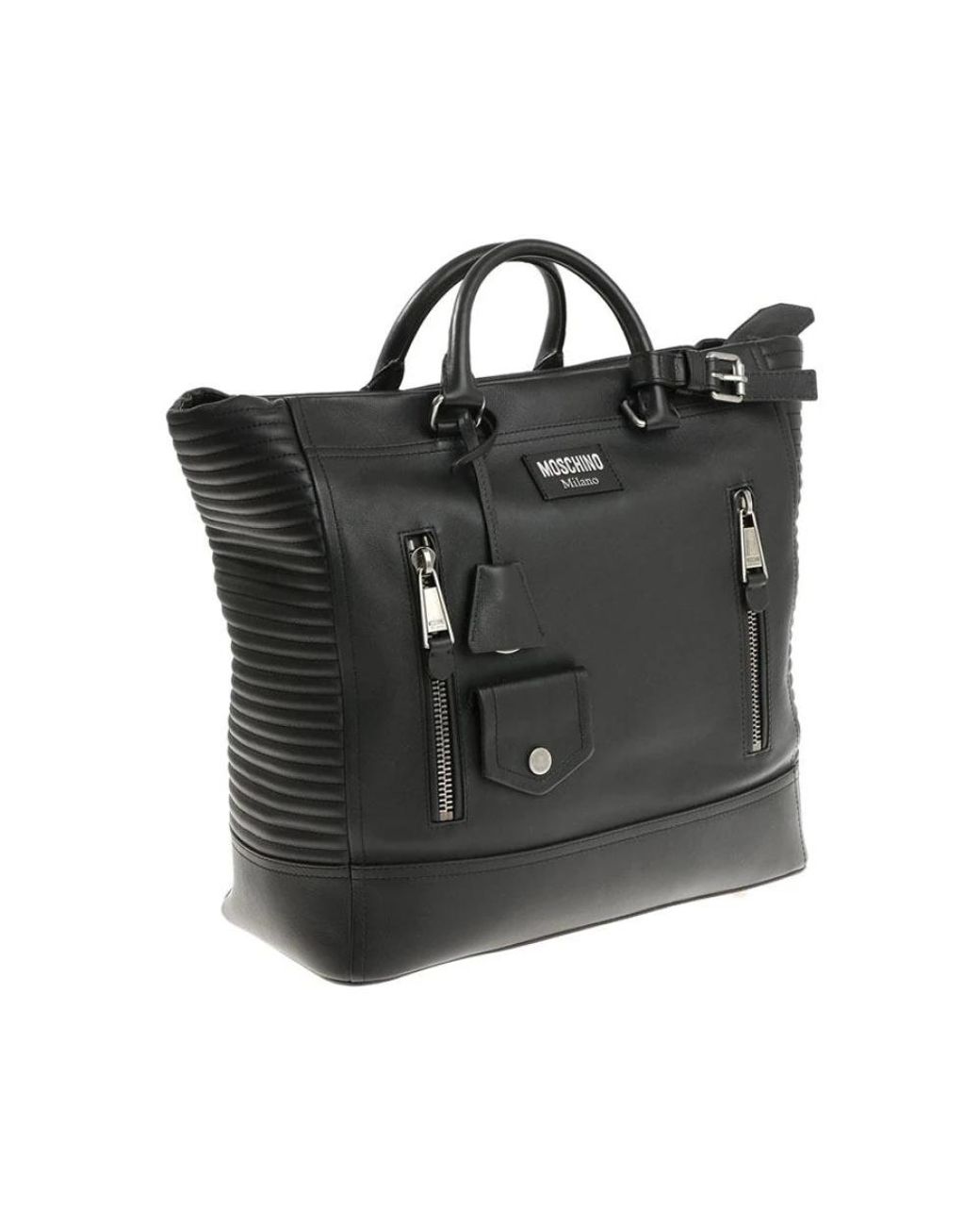 Moschino Black Tote Bags for men