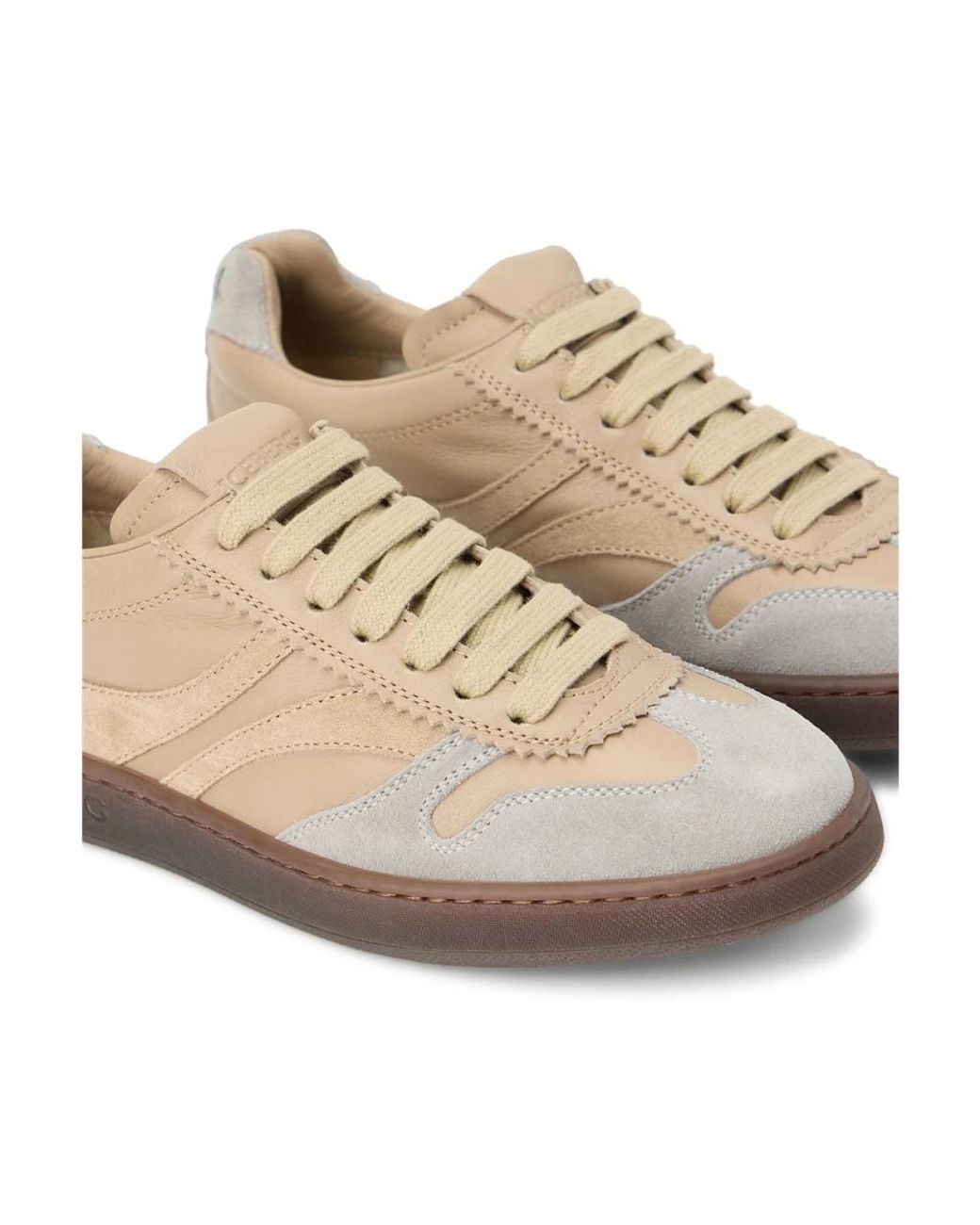 Iceberg Natural Colour-Block Low-Top Sneaker