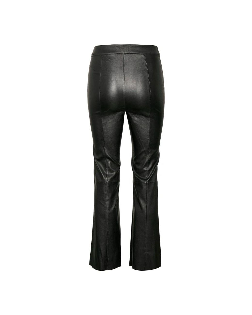 Gestuz Gray Leather Trousers