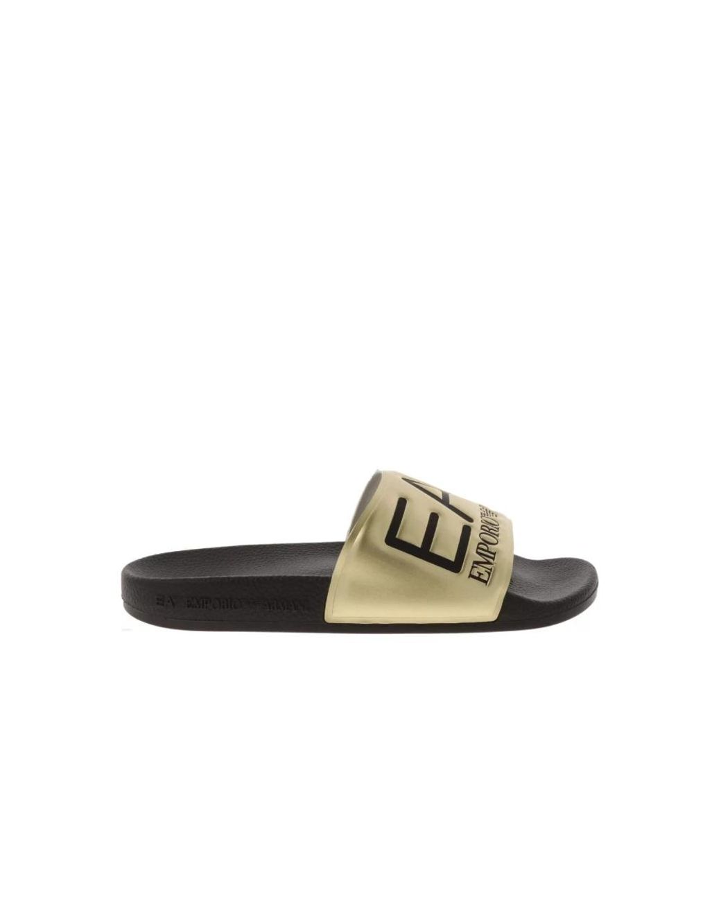 Sliders EA7 de hombre de color Natural