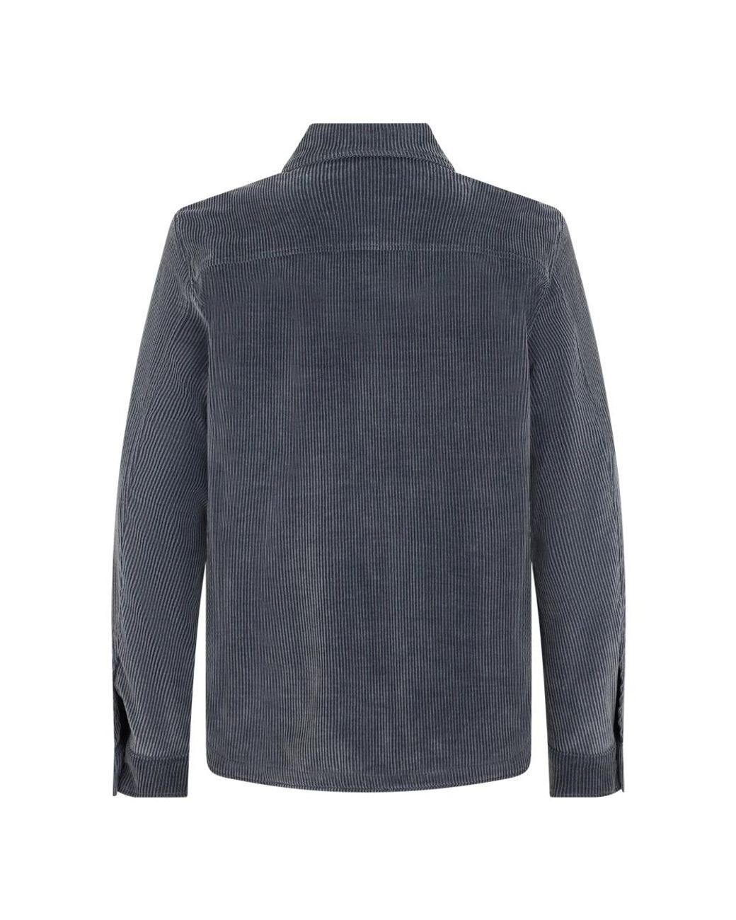 Fedeli Blue Casual Shirts for men