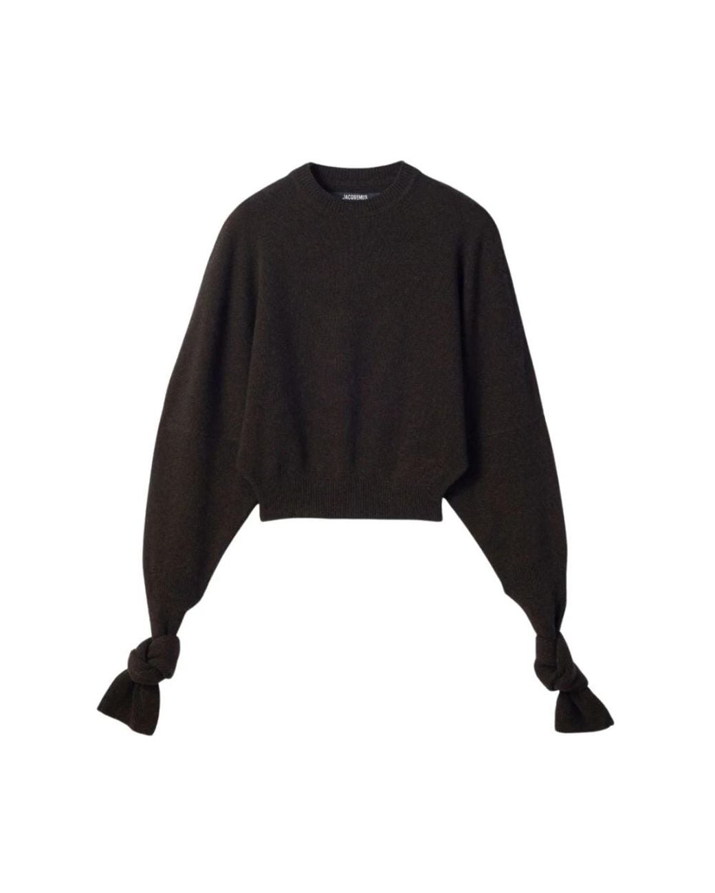 Jacquemus Black Le Pull Fiocco