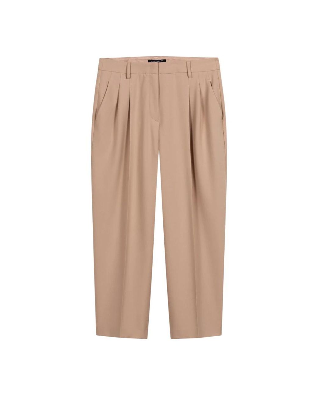Luisa Cerano Natural Tapered Trousers