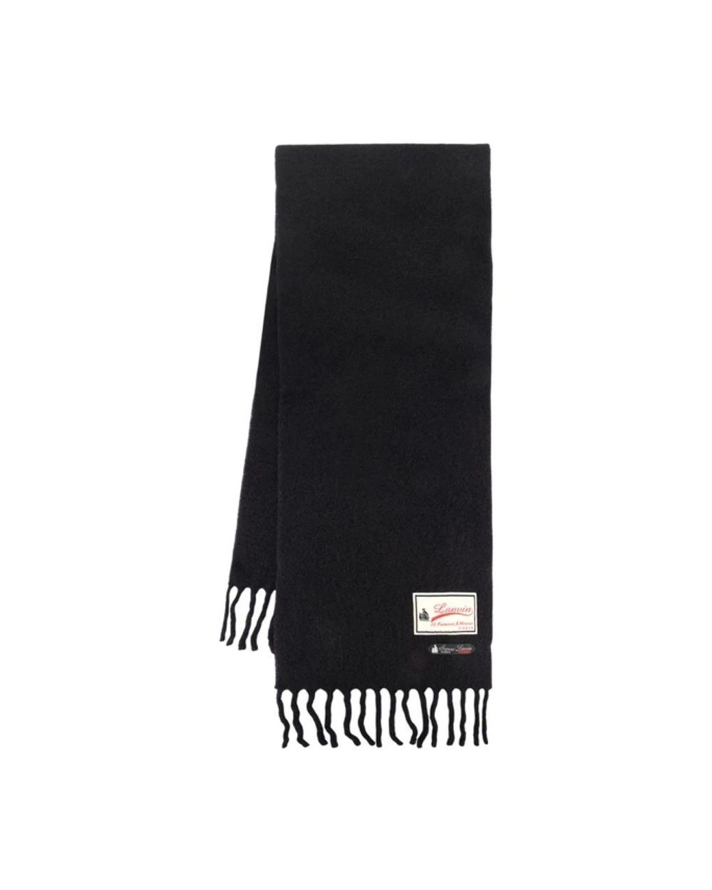 Winter Scarves Lanvin de color Black