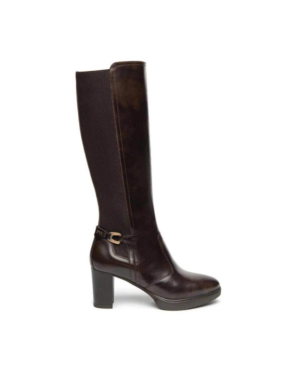Nero Giardini Brown Heeled Boots