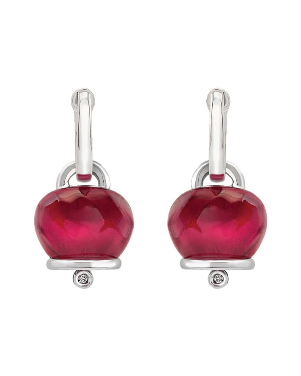Earrings Chantecler de color Red