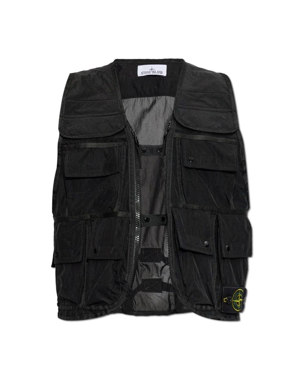 Stone Island Black Waistcoats for men