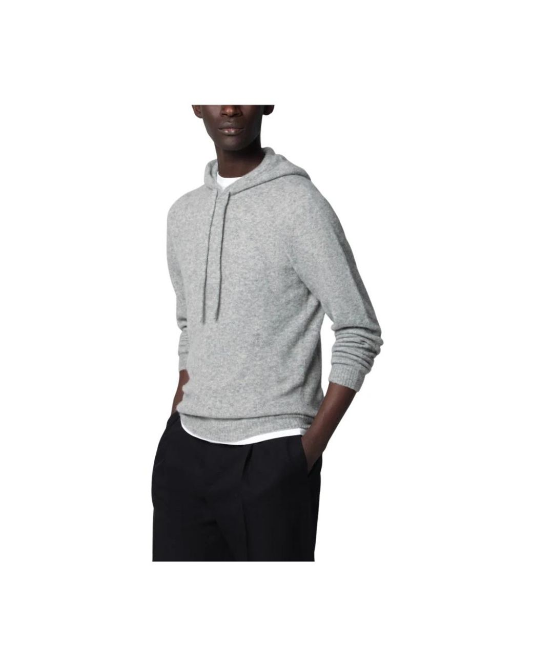 Roberto Collina Kapuzenpullover Ml in Gray für Herren