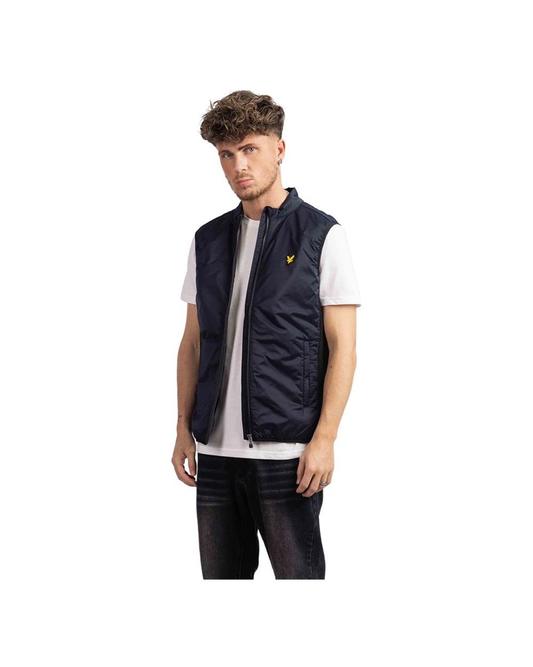 Lyle & Scott Blue Waistcoats for men