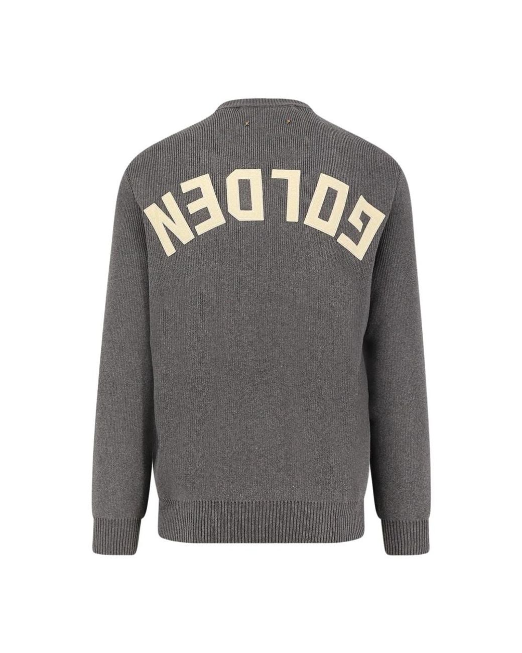 Golden Goose Deluxe Brand Gray Round-Neck Knitwear for men