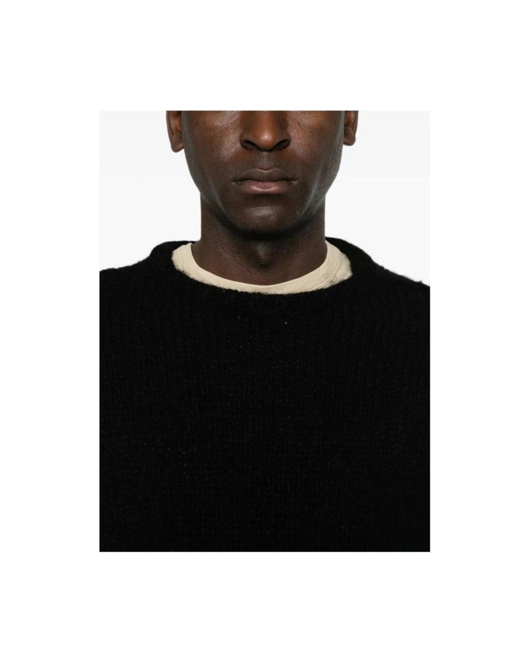 Rick Owens Black Cashmere Knitwear for men