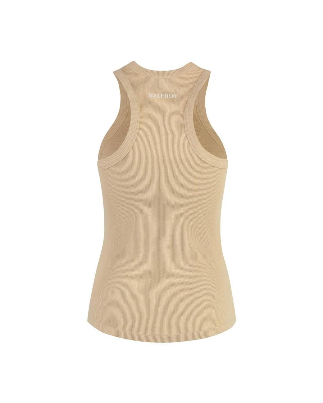 Halfboy Natural Sleeveless Tops