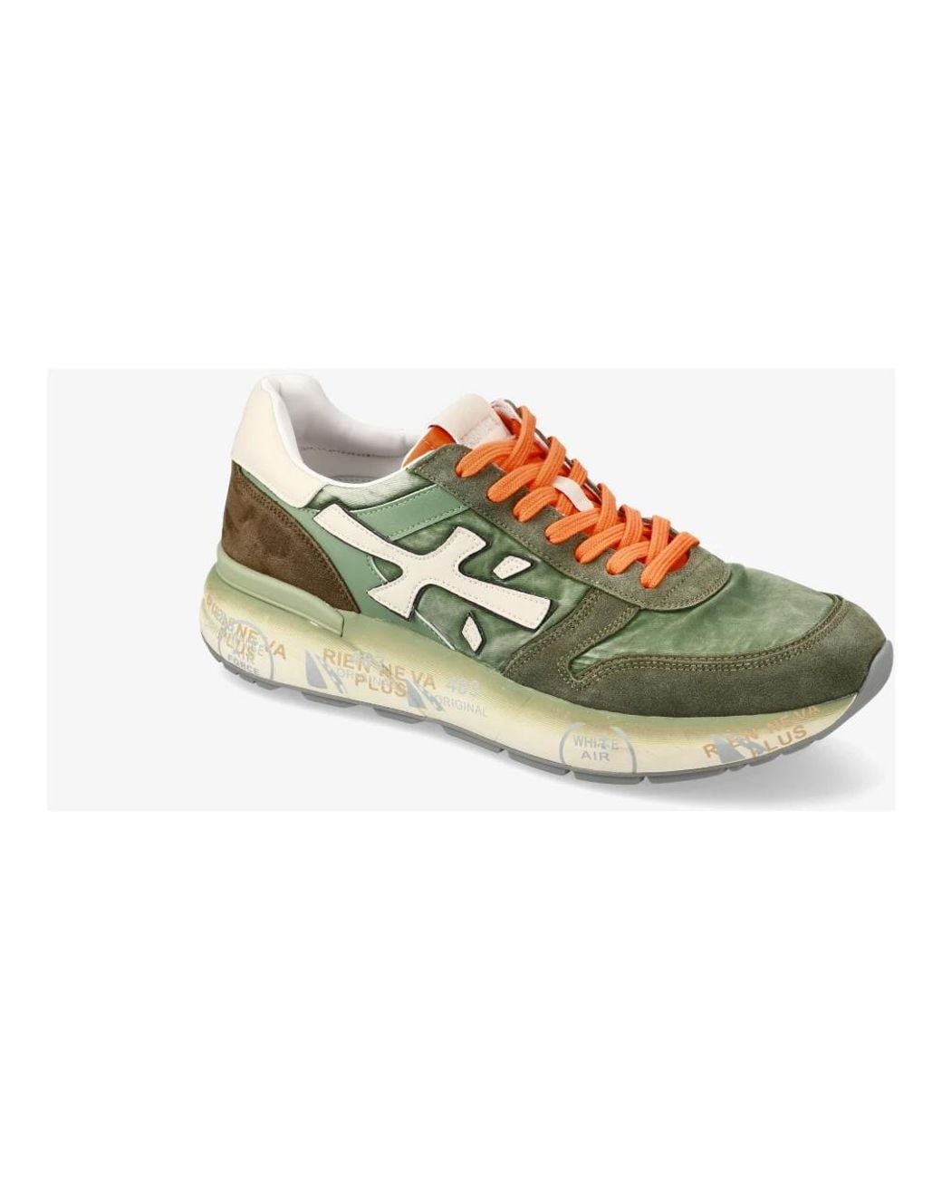 Premiata Green Sneakers for men