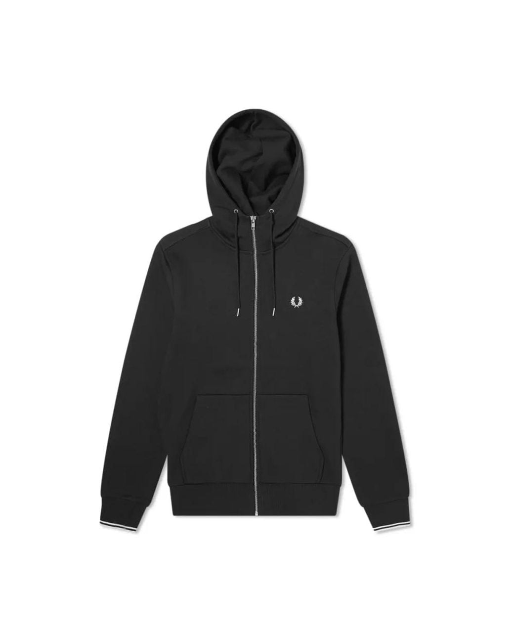 Fred Perry Black Zip-Throughs for men
