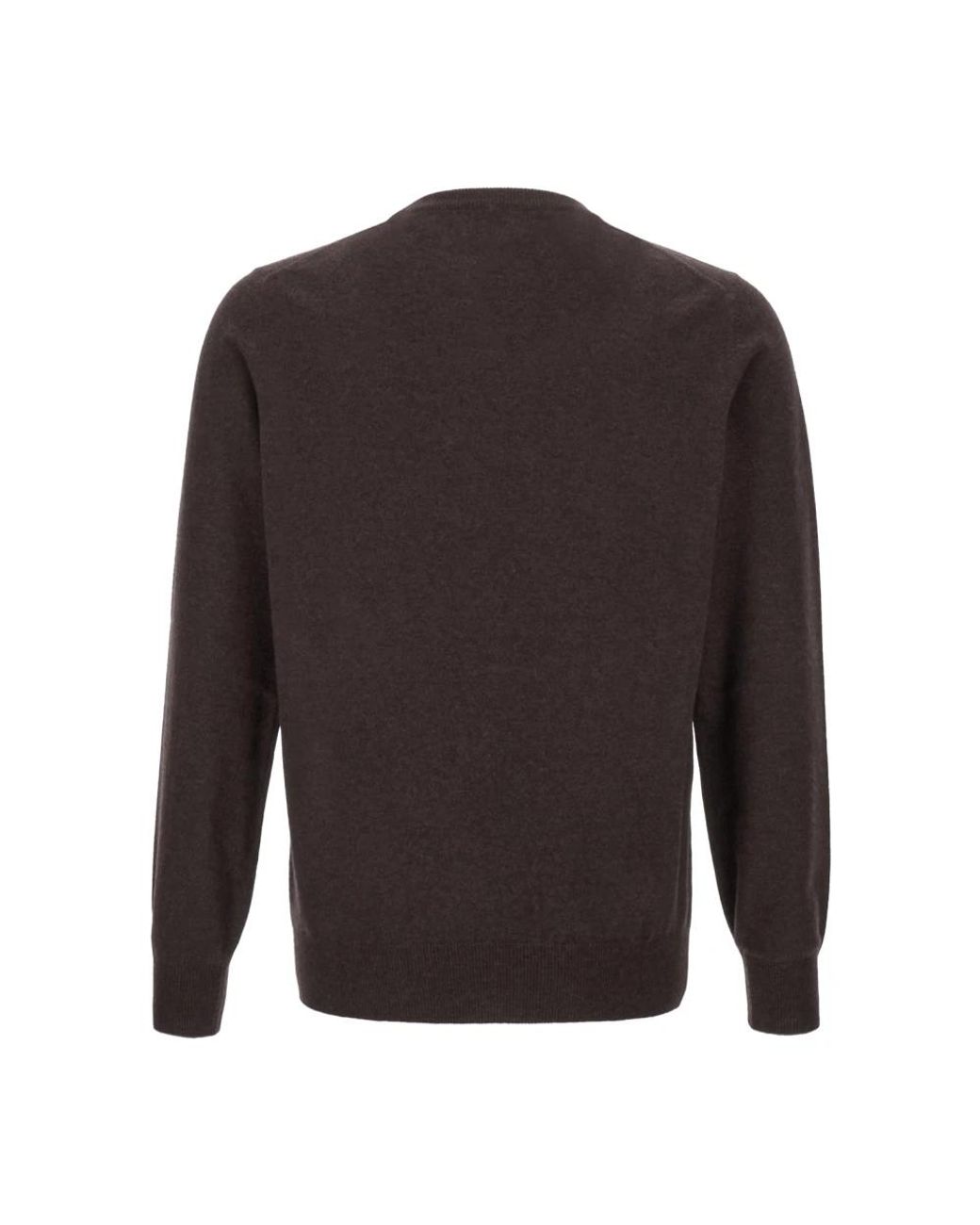 Brunello Cucinelli Brown Round-Neck Knitwear for men
