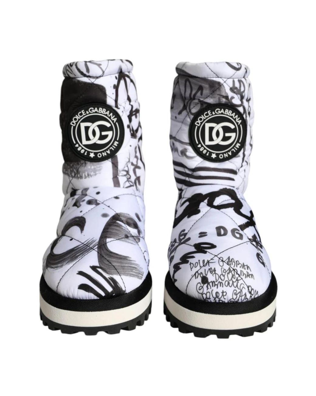Dolce & Gabbana Black Winter Boots