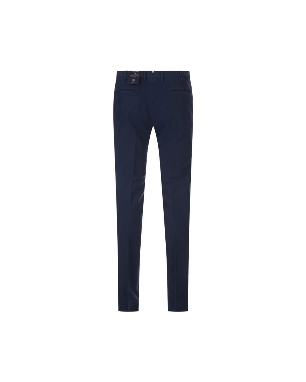 Incotex Blue Slim-Fit Trousers for men