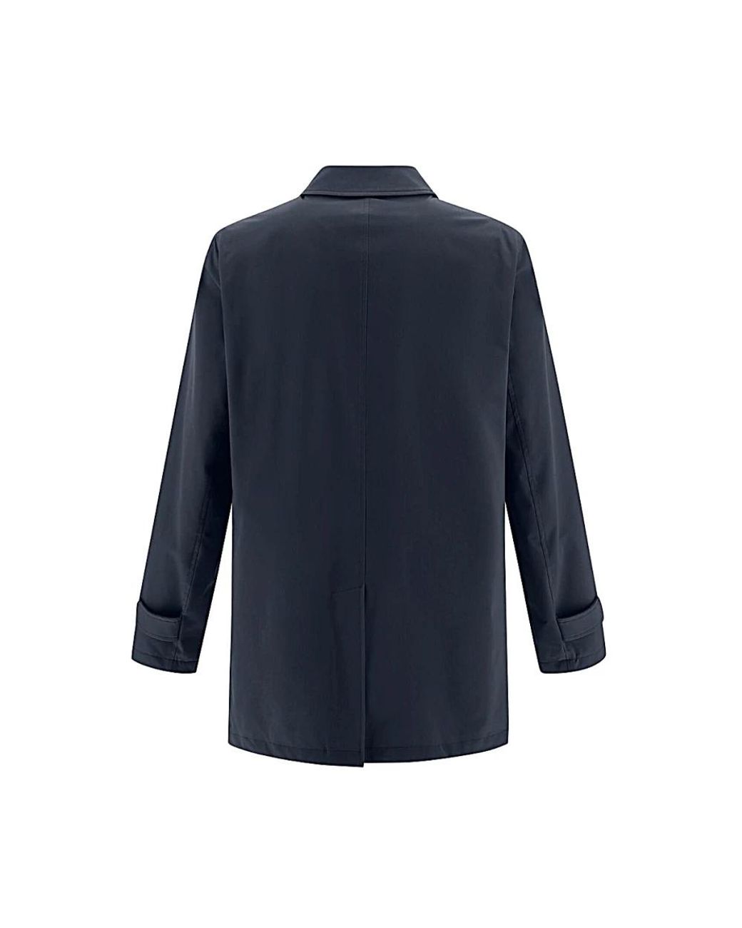 Herno Blue Single-Breasted Coats for men