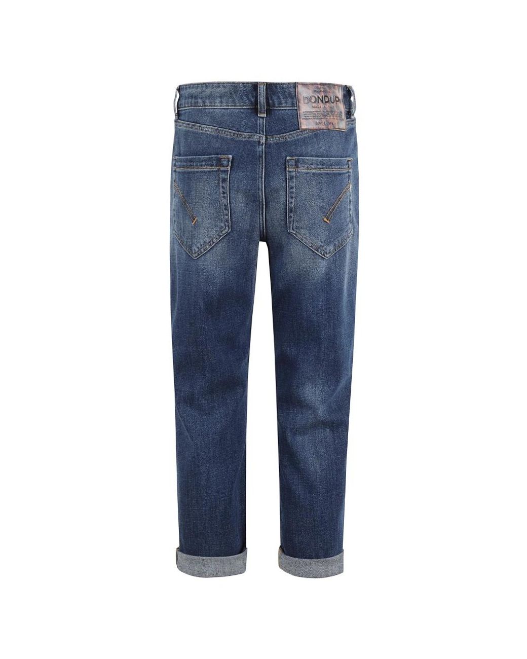 Dondup Blue Cropped Jeans