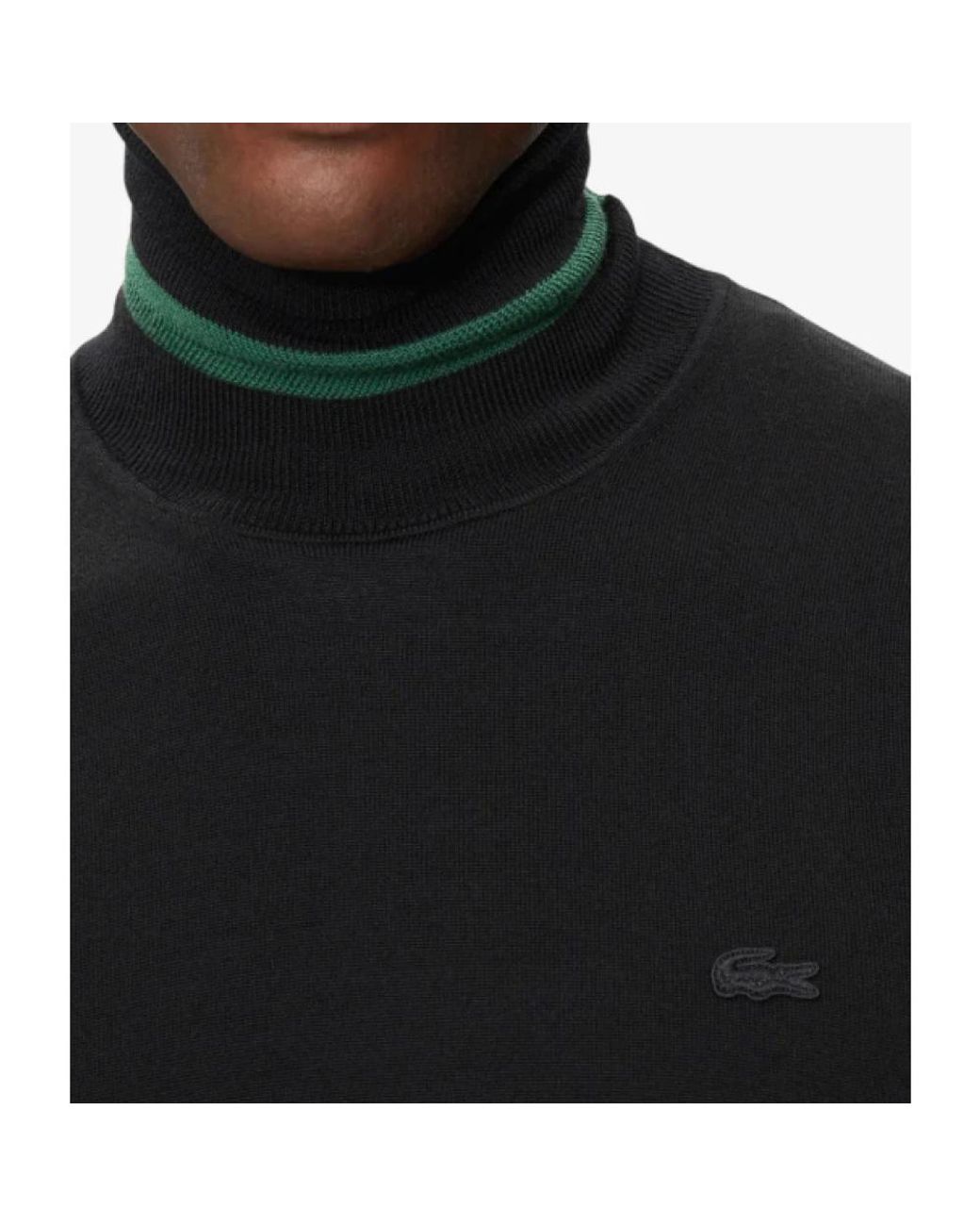 Lacoste Black Turtlenecks for men