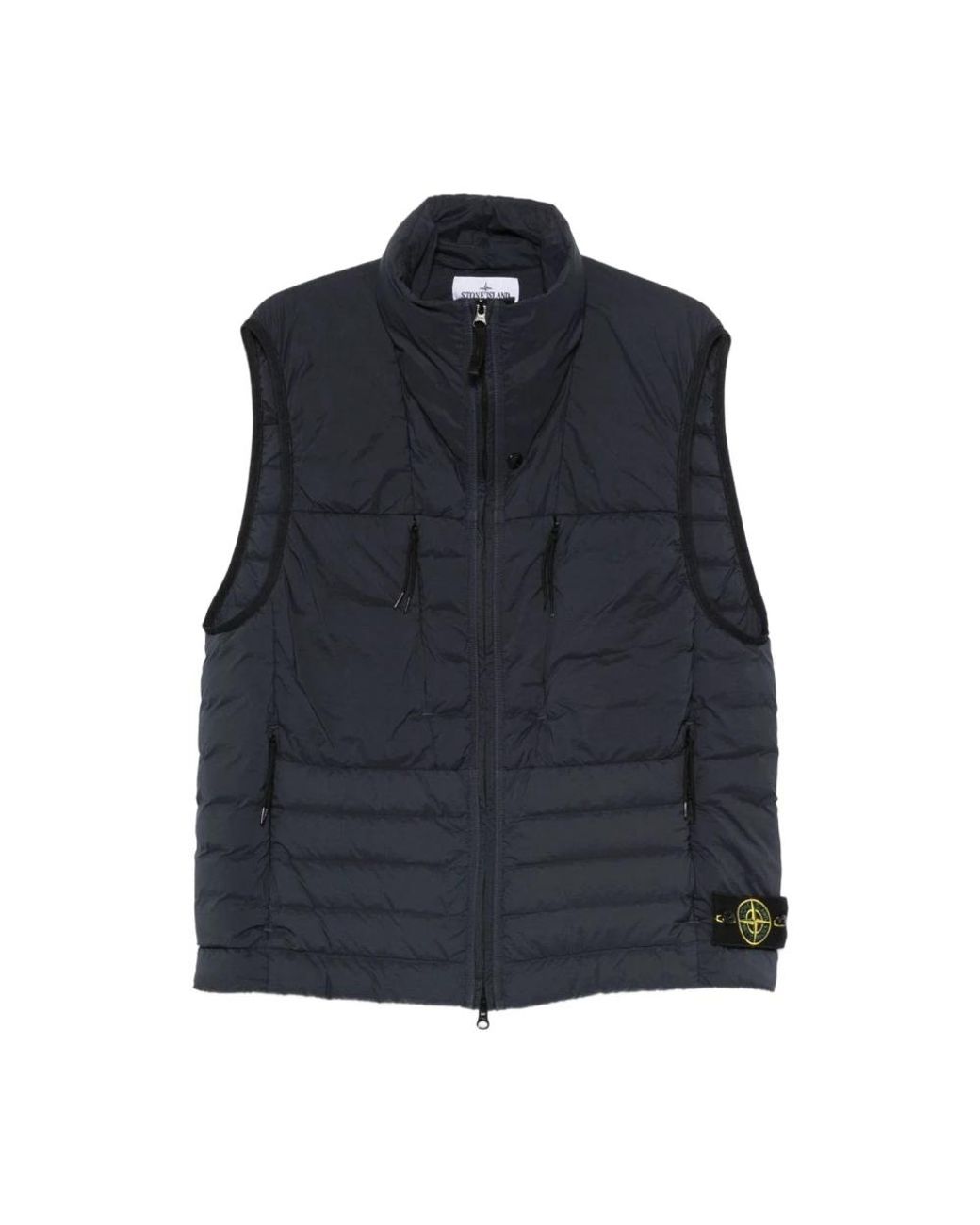 Stone Island Blue Vests for men