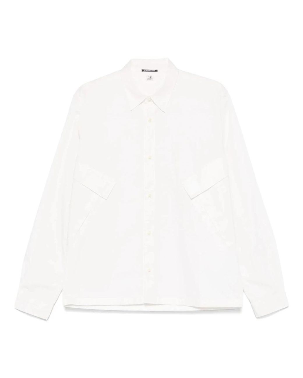 C P Company White Casual Shirts for men