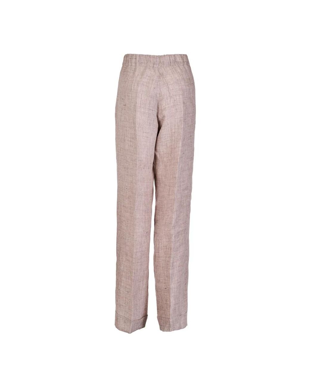 D.exterior Natural Wide Trousers