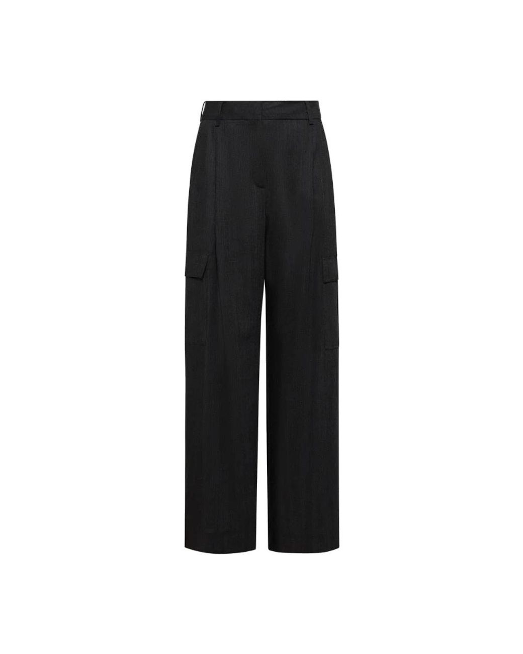 Marella Black Wide Trousers